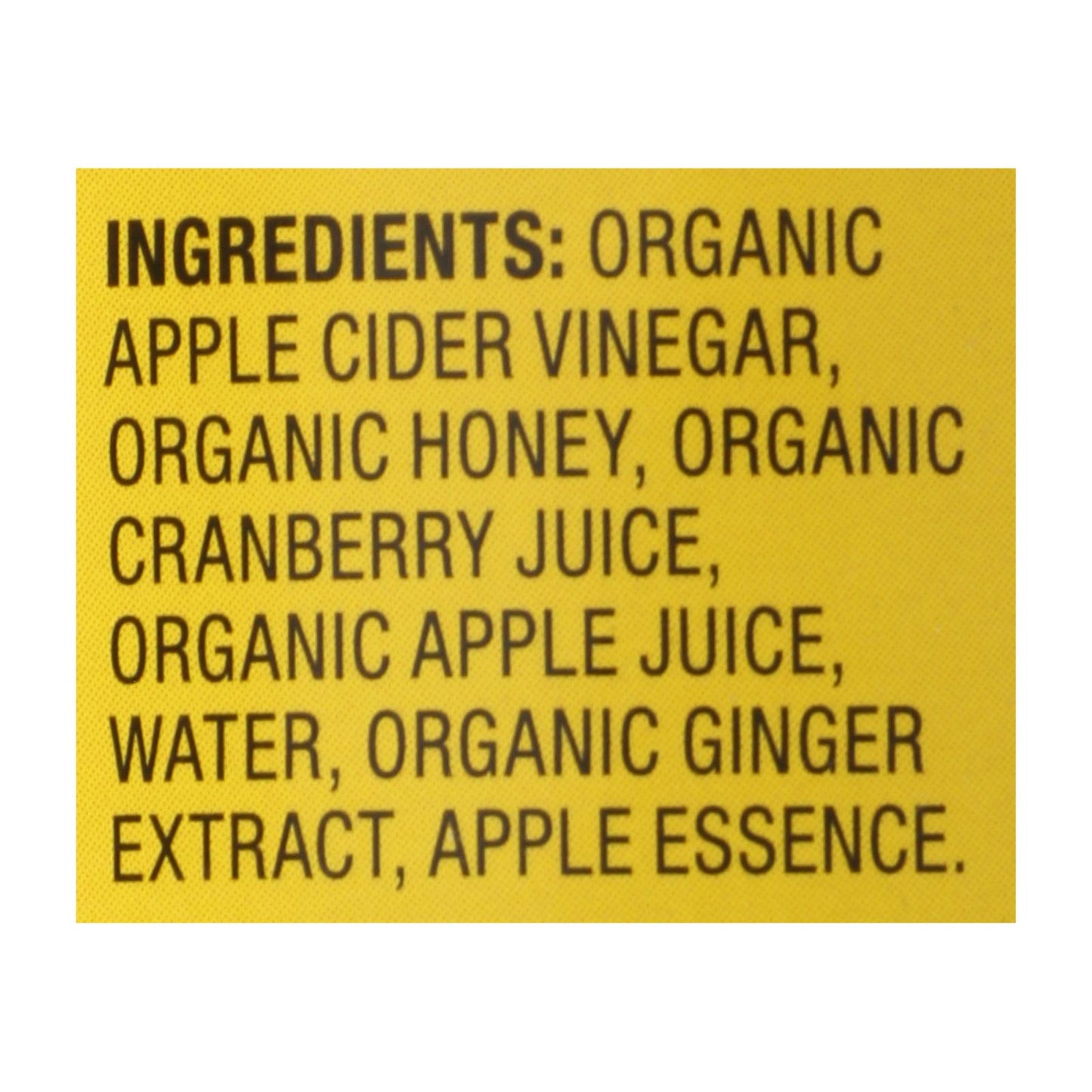 Bragg - Apple Cdr Vng Cranberry - Case Of 12-16 Fz