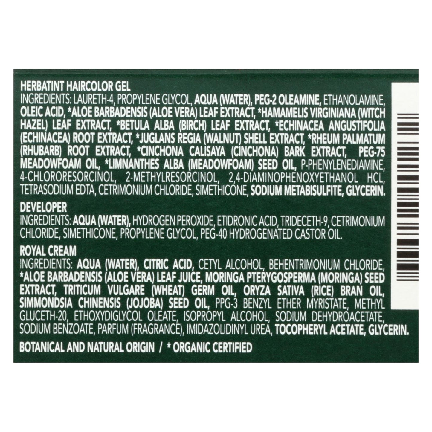 Tinte permanente para el cabello en gel a base de hierbas Herbatint, 5c, castaño ceniza claro, 135 ml