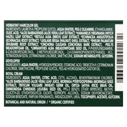 Tinte permanente para el cabello en gel a base de hierbas Herbatint, 5c, castaño ceniza claro, 135 ml