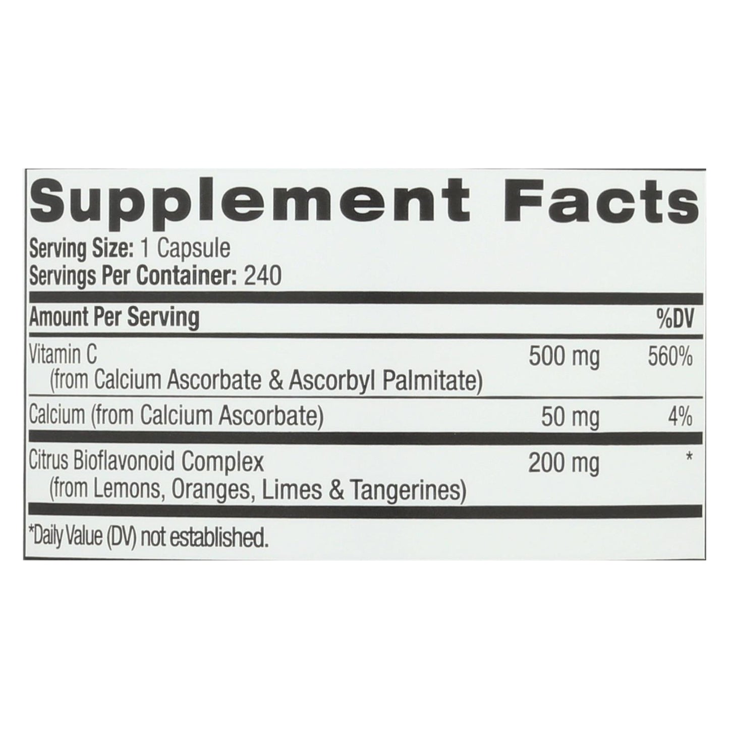 Natrol Easy-c con bioflavonoides - 500 mg - 240 cápsulas vegetarianas