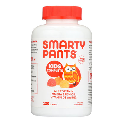 Smartypants Children's All-in-one Multivitamin Plus Omega 3 Plus Vitamin D Gummies - 120 Ct