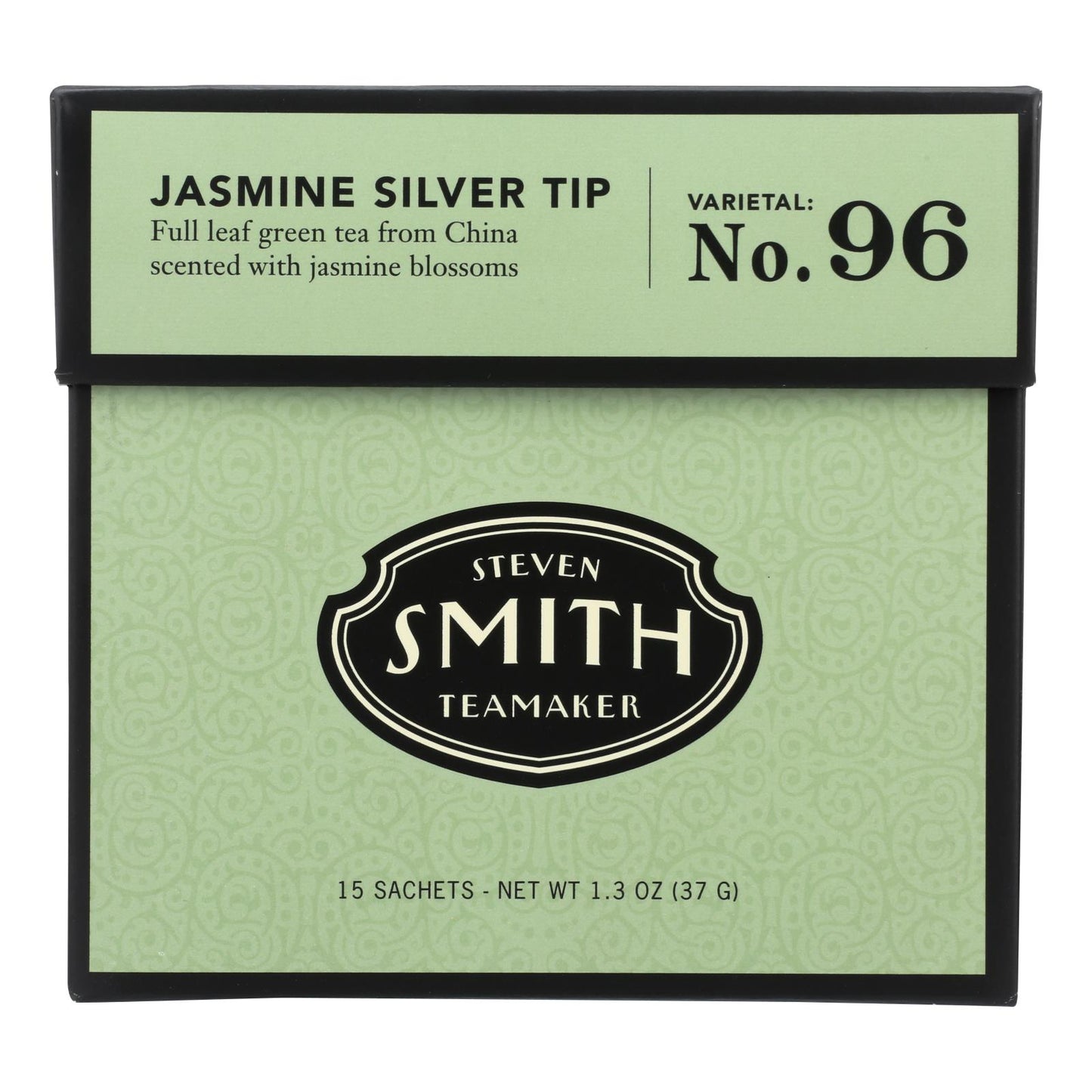 Smith Teamaker Green Tea - Jasmine Slvr Tp - Case Of 6 - 15 Bags