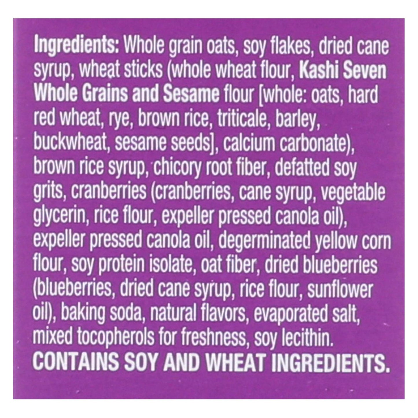 Cereales Kashi - Multigrano - Golean - Crujiente - Crumble de frutos rojos tostados - 14 oz - Caja de 12