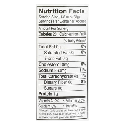 Corazones de palmito en rodajas Delallo para ensalada - Caja de 12 - 14,1 oz
