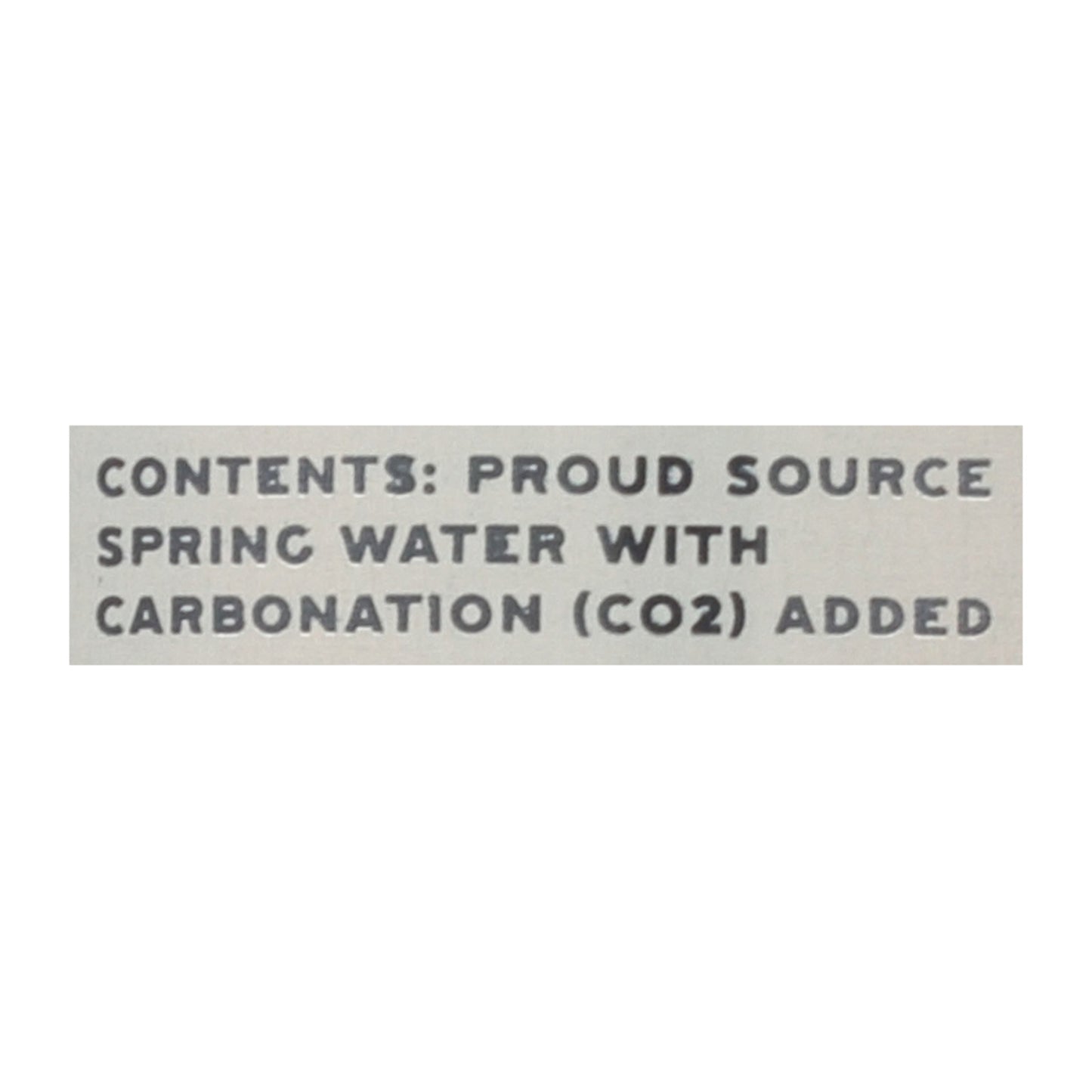 Proud Source - Manantial natural de agua Spk - Caja de 24-16 Fz