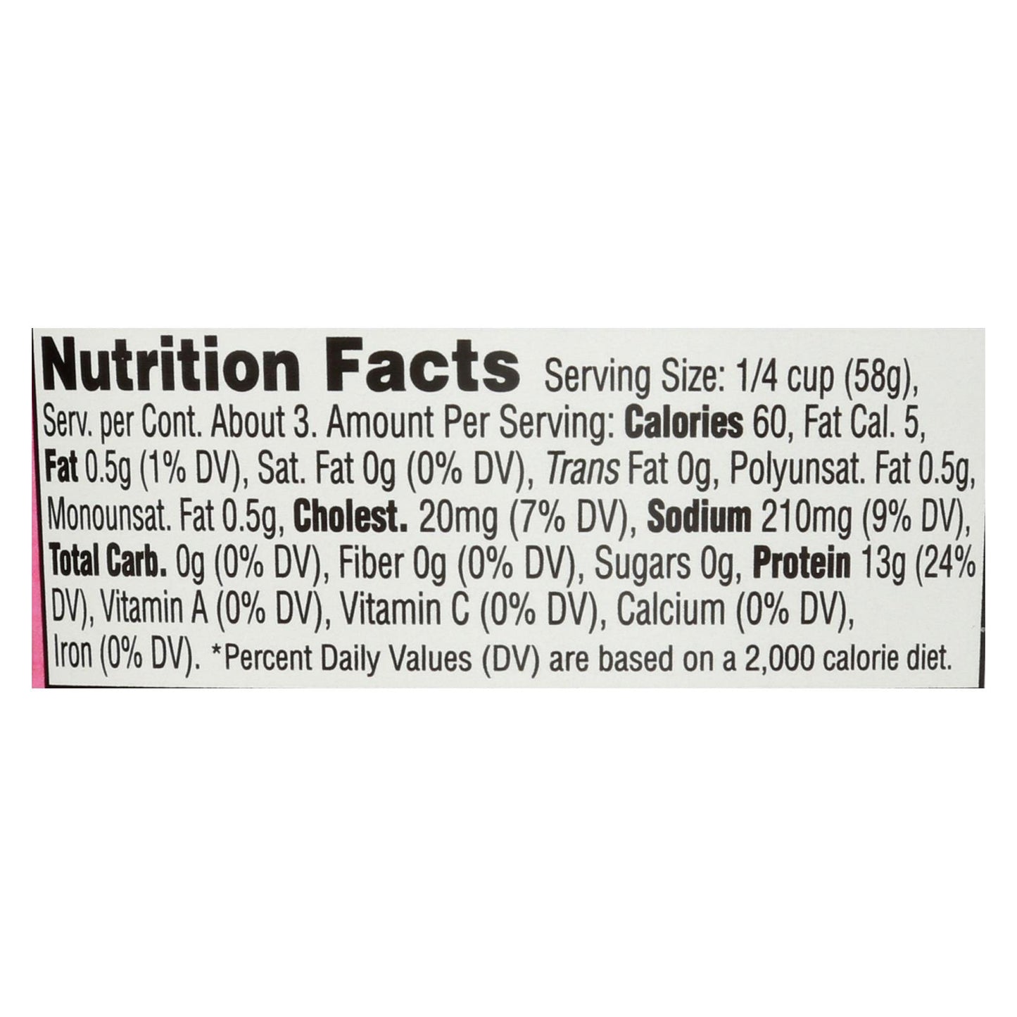 Salmón rosado salvaje natural - Salado - Sin piel ni espinas - Caja de 12 - 6 oz.