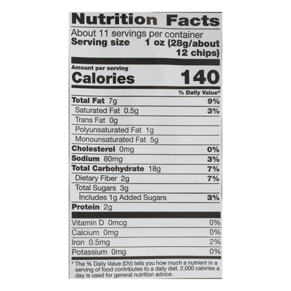 La comida debe tener buen sabor Chips de tortilla de batata - Batata - Caja de 12 - 11 oz.