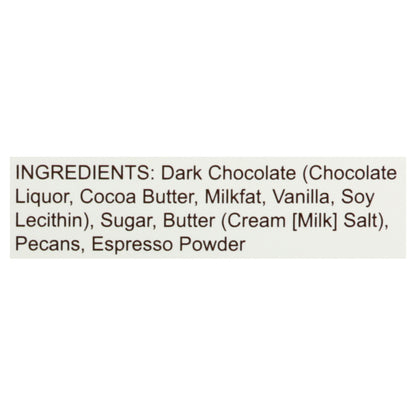 Toffee de café de Griff: toffee de café, chocolate y nueces, caja de 6 a 7 oz