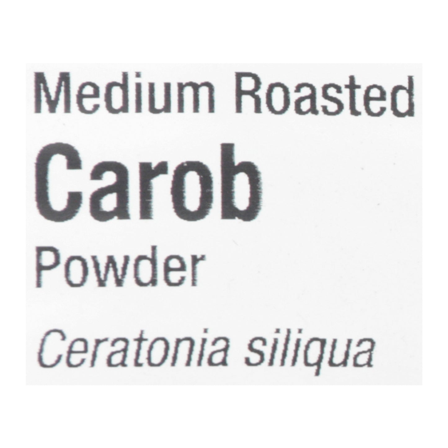 Polvo de algarroba Frontier Herb tostado mediano - Artículo a granel individual - 1 lb