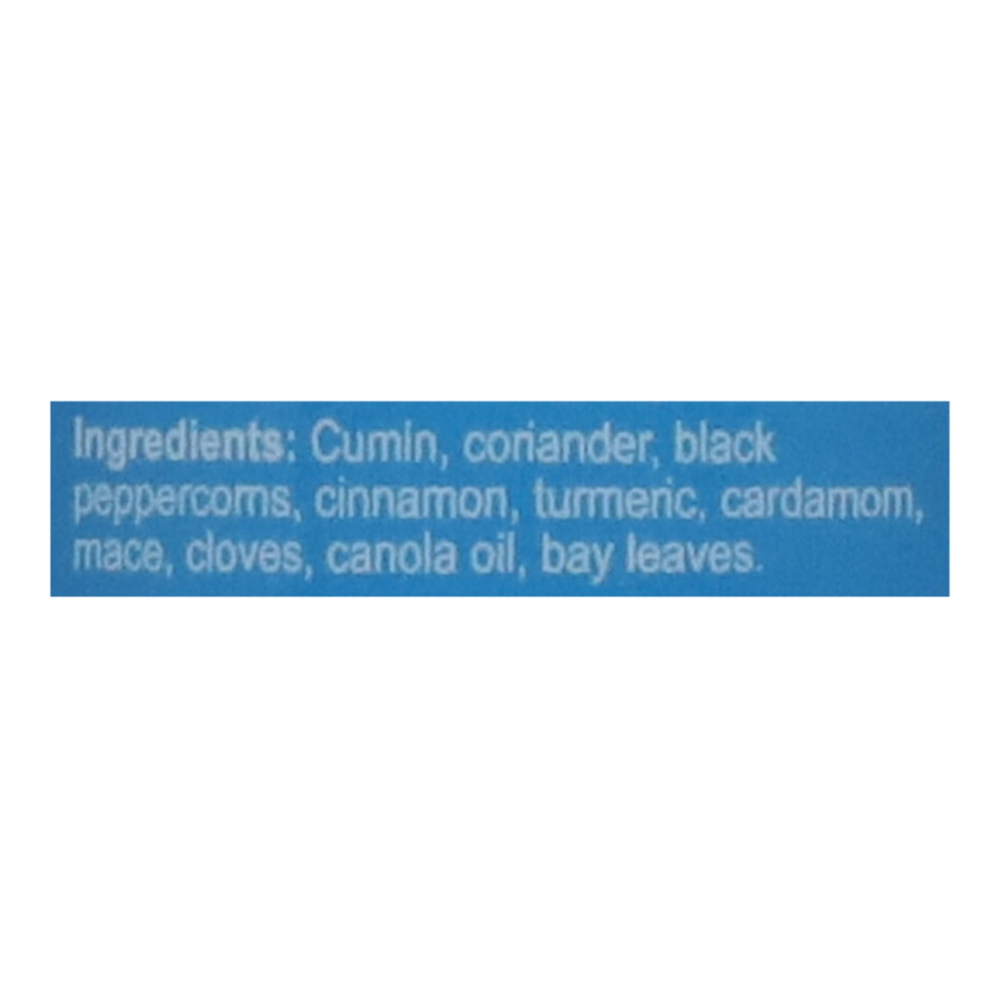 Cuchara curiosa - Especias Garam Masala - Caja de 6 - 1.3 oz
