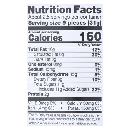 Divine - Crisp Thns Chocolate negro con menta - Caja de 12 - 2.8 oz