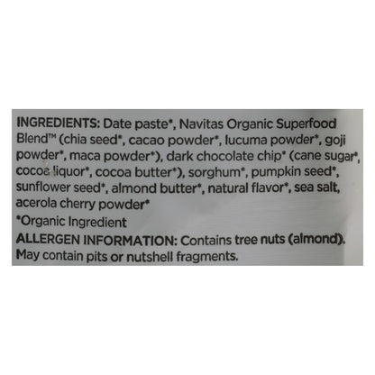 Navitas Organics - Snack de chocolate y cacao - Caja de 12 - 8 oz