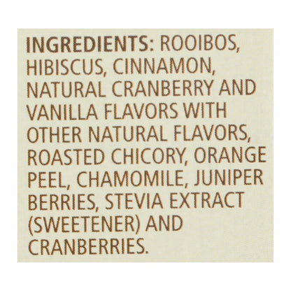 Celestial Seasonings - Herb Tea Cranberry Vanilla Wndld - Case Of 6-18 Bag