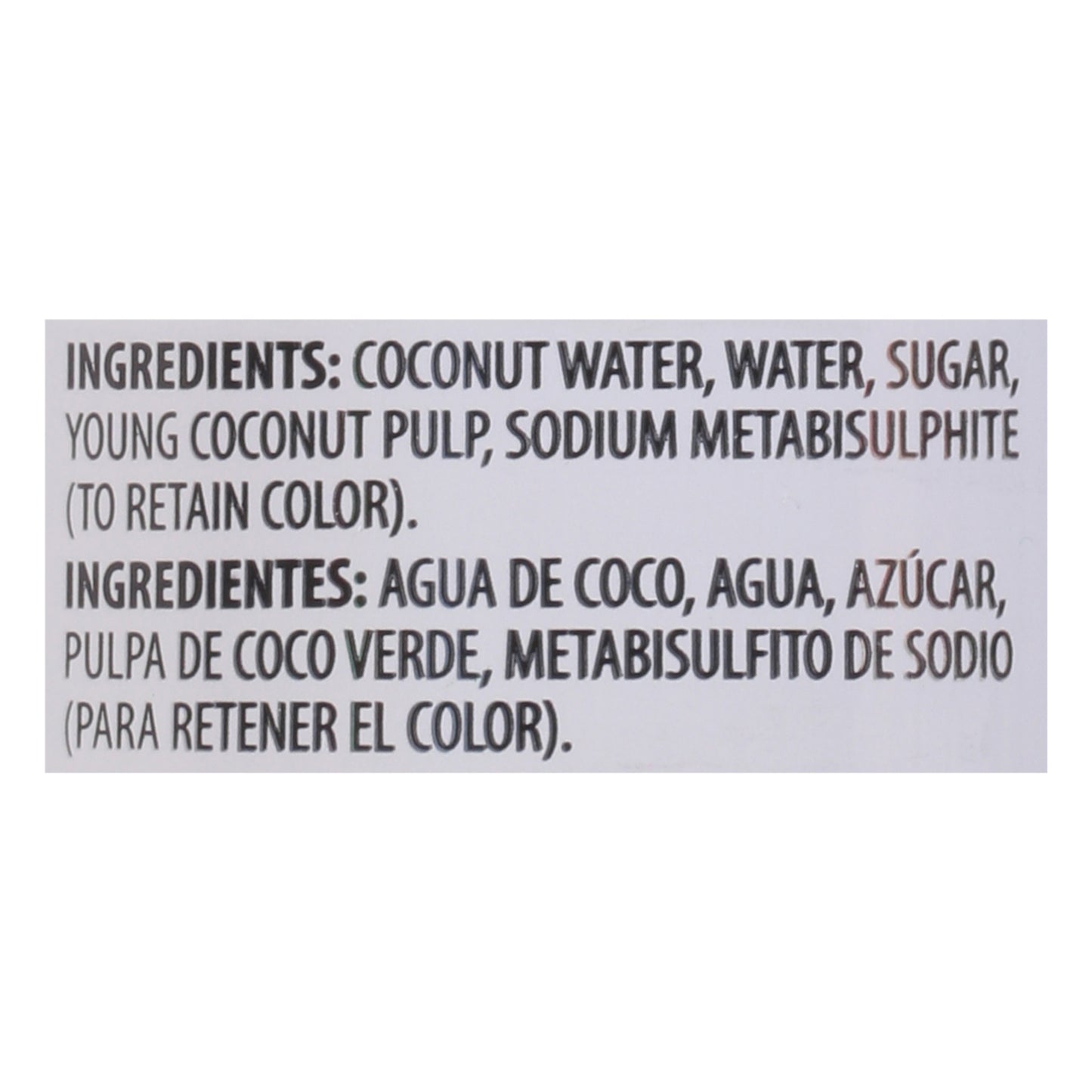 La Fe - Bebida de agua de coco - Caja de 24 - 16,9 Fz
