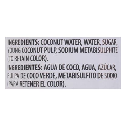 La Fe - Bebida de agua de coco - Caja de 24 - 16,9 Fz