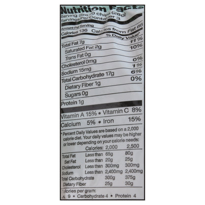 La Fe - Chips de Plátano Salados - Caja de 24 - 3 Oz