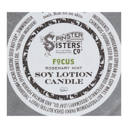 Vela Body Ltn Focus de Spinster Sisters Co. - Caja de 4 - 6,2 oz