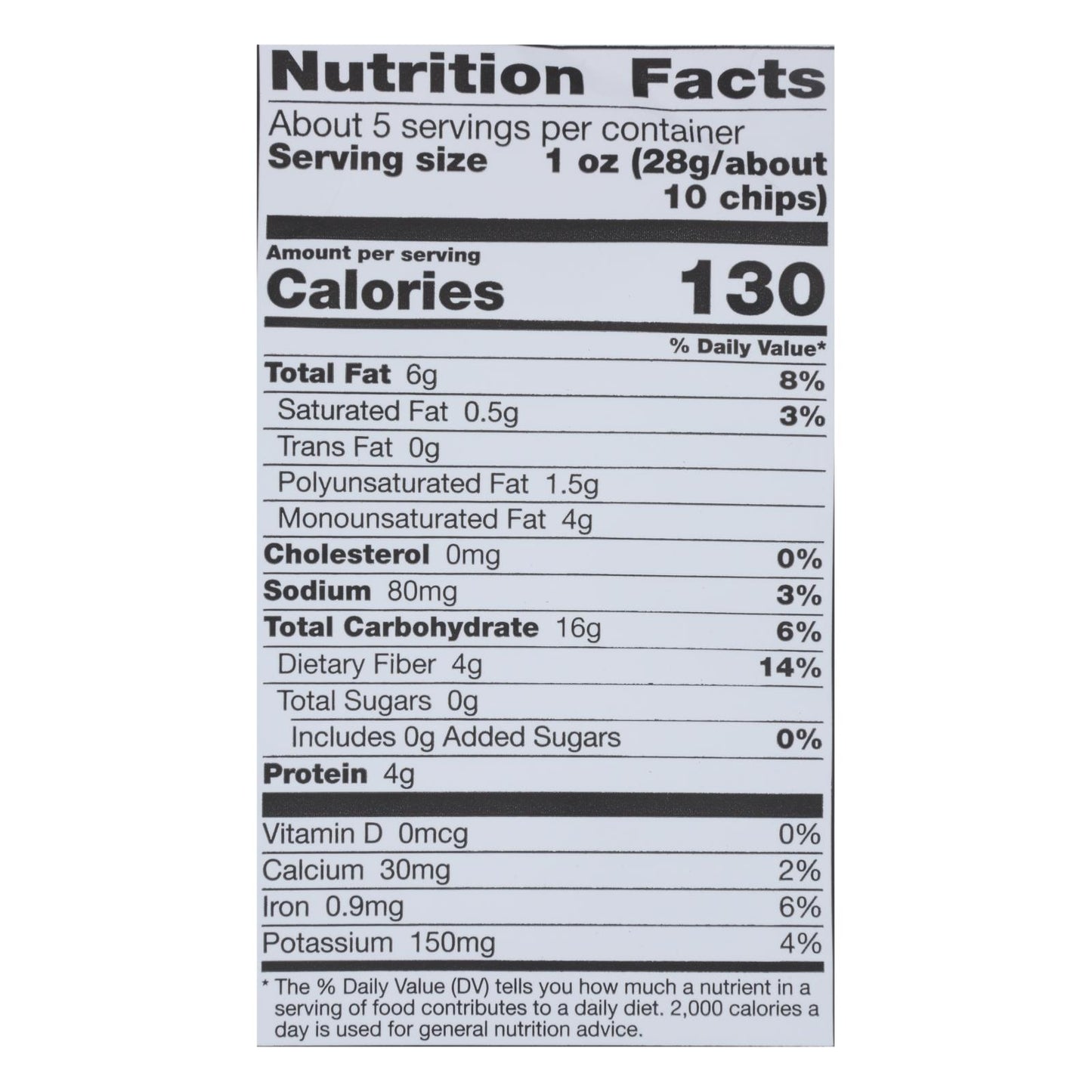 La comida debe tener buen sabor Chips de frijoles multigrano (frijoles negros) - Caja de 12 - 5,5 oz