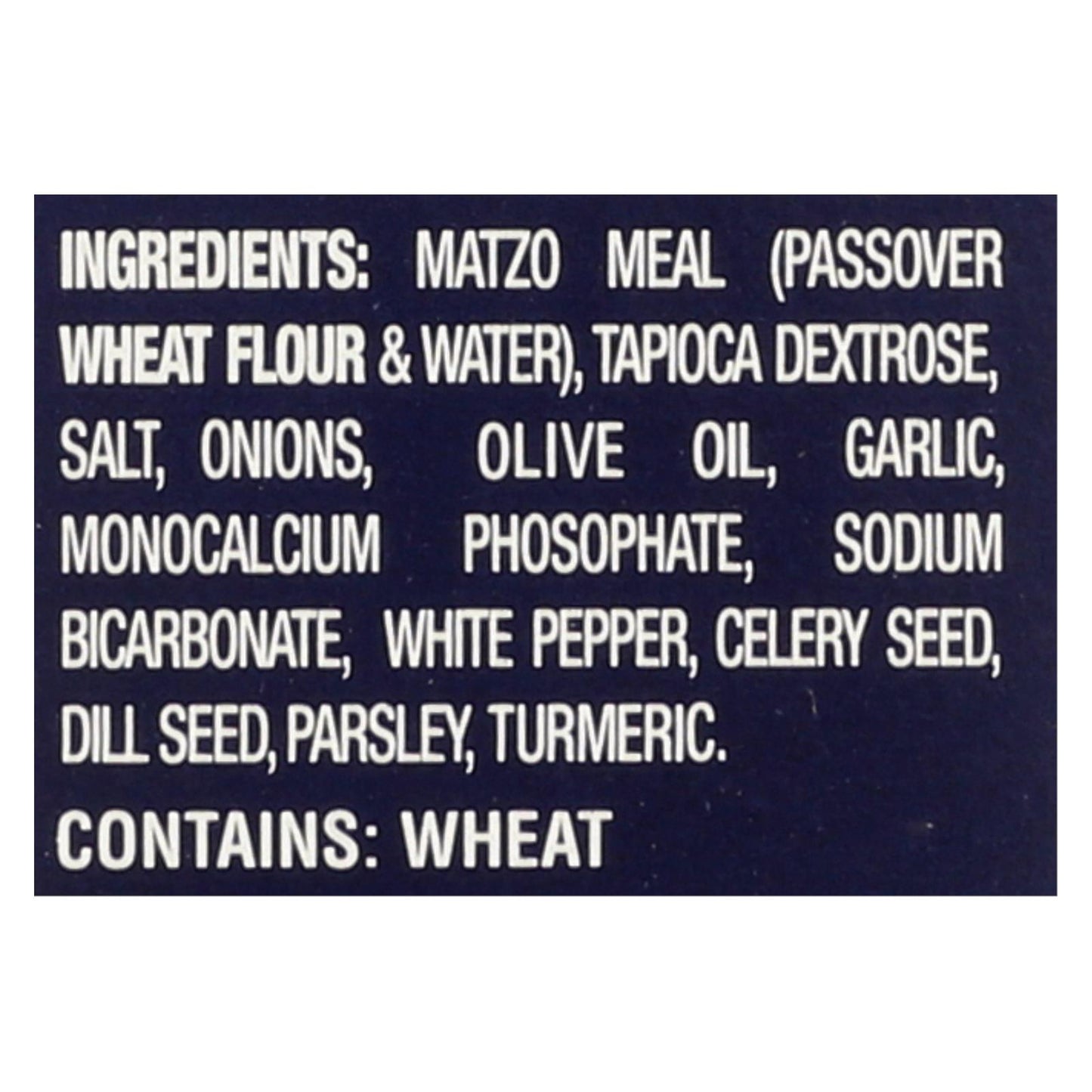 Mezcla para sopa y bolas de matzá de Streit, caja de 12, 4,5 oz.