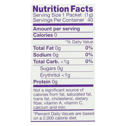 Edulcorante granulado de stevia orgánica de la marca Pyure - Caja de 6 - 1,41 oz