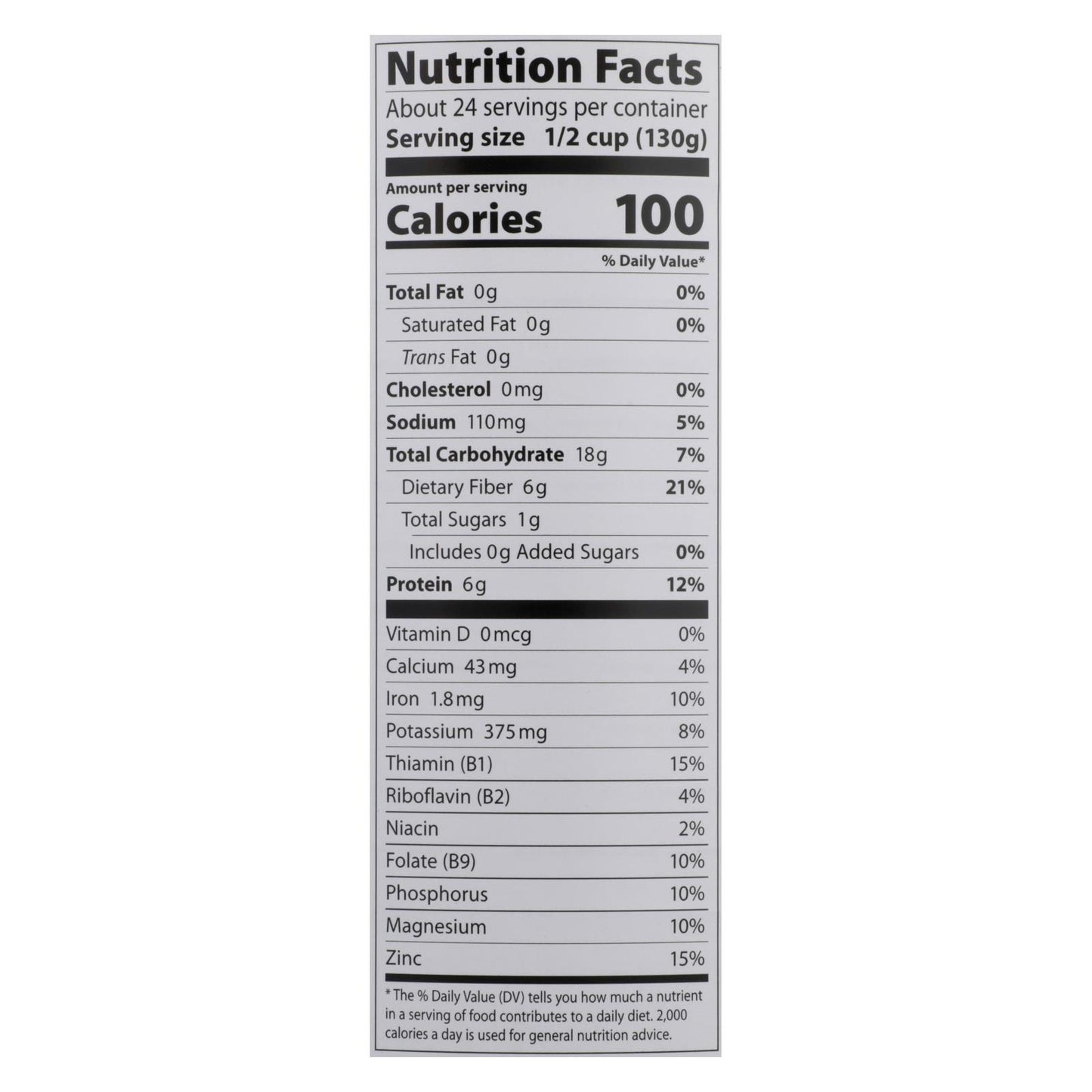 Frijoles orgánicos Eden Foods - Caja de 6 - 108 oz.