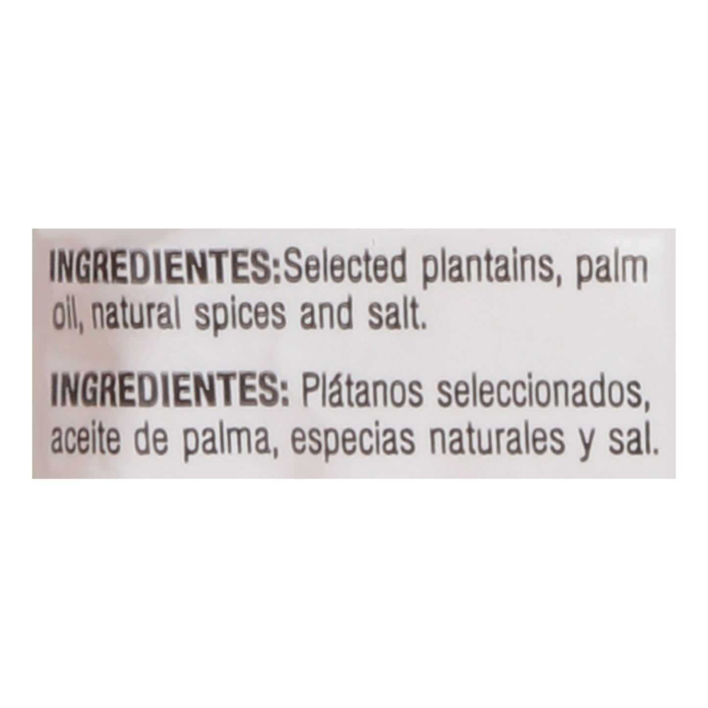 La Fe - Chips de plátano con ajo - Caja de 24 - 3 oz