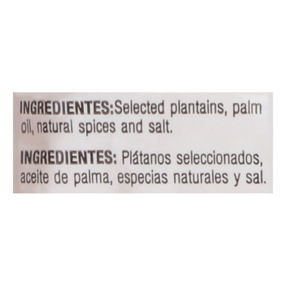 La Fe - Chips de plátano con ajo - Caja de 24 - 3 oz