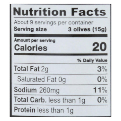 Aceitunas deshuesadas Gaea - Caja de 8 - 4.9 oz