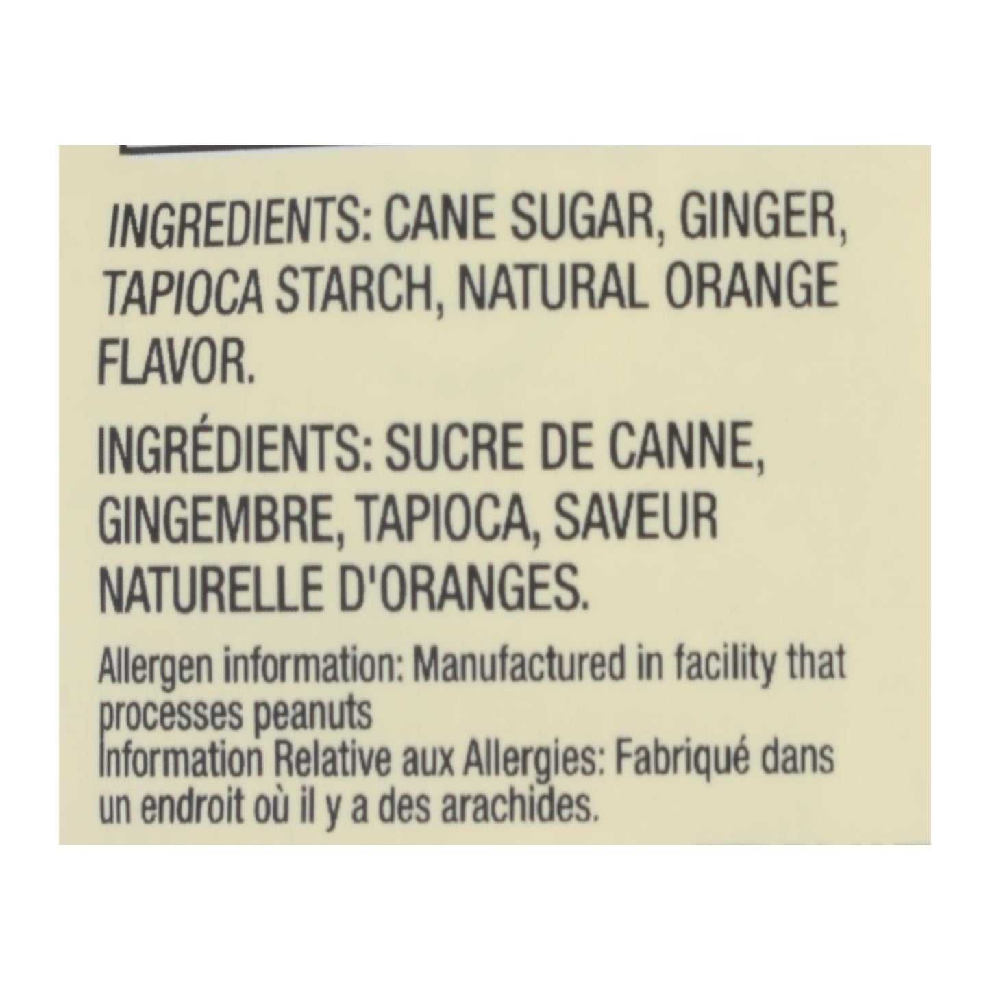 Chimes - Masticables de jengibre - Naranja cítrica - 1.5 oz - Caja de 12