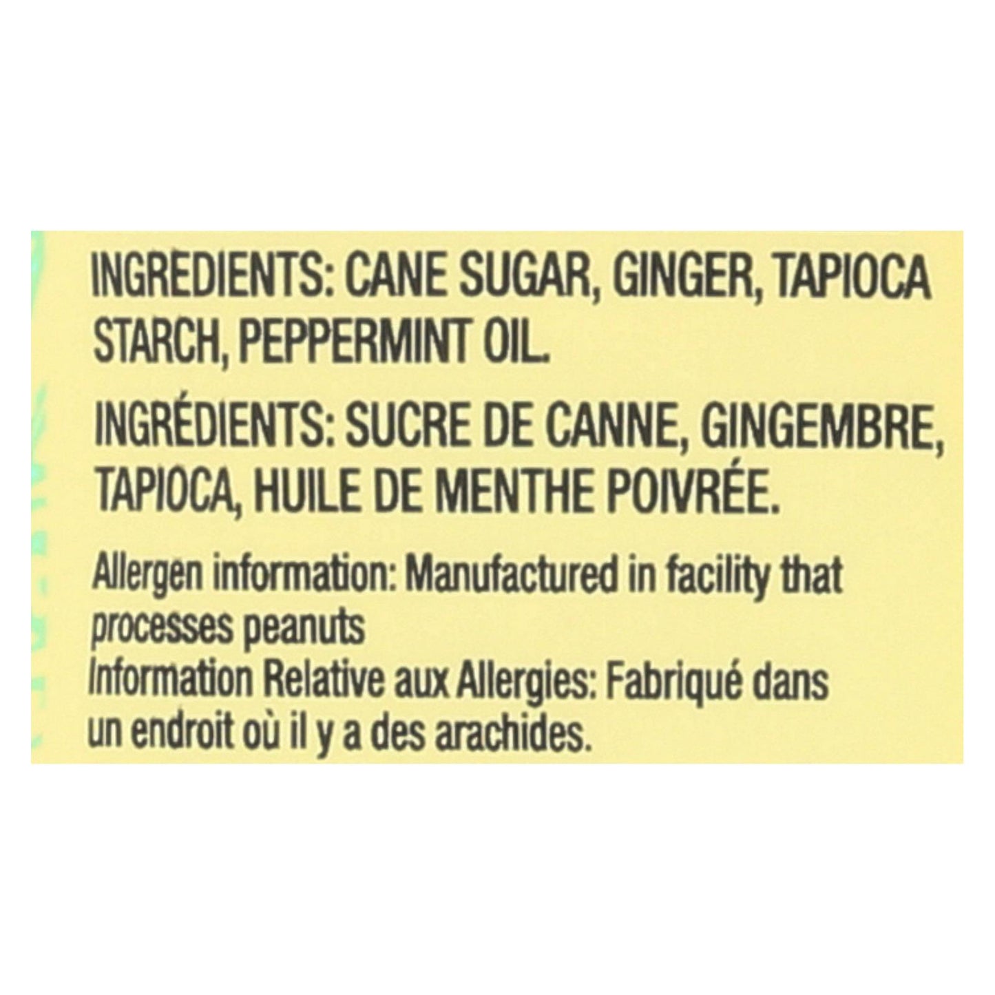 Chimes Ginger Chews - Menta - Caja de 12 - 1.5 oz
