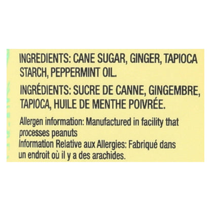 Chimes Ginger Chews - Menta - Caja de 12 - 1.5 oz