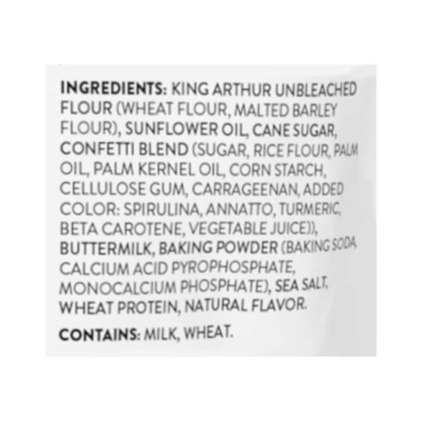 King Arthur Baking Company - Mix de confeti para cupcakes - Caja de 6 de 15 oz