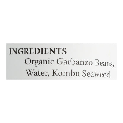 Garbanzos orgánicos Eden Foods - Caja de 12 - 15 oz.