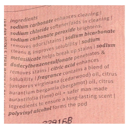 Stoneworks Laundry Detergent Pods - Rose - Case Of 6 - 50 Count