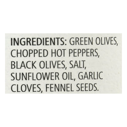 Bono - Aceitunas Mixtas Picantes Itln Pittd - Caja De 6 - 9.88 Oz