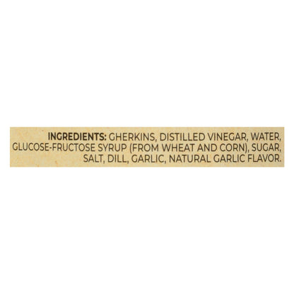 Kuhne - Pickles Craft Garlic - Caja de 12 - 24,3 Fz