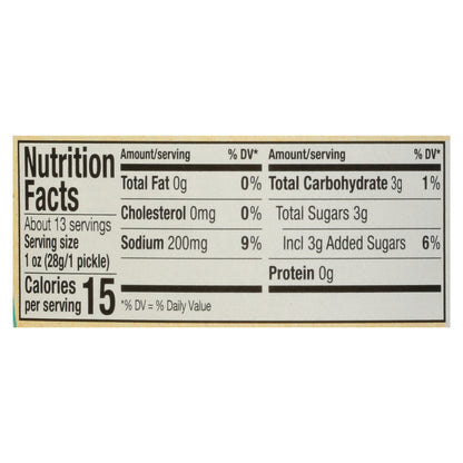 Kuhne - Pickles Craft Garlic - Caja de 12 - 24,3 Fz