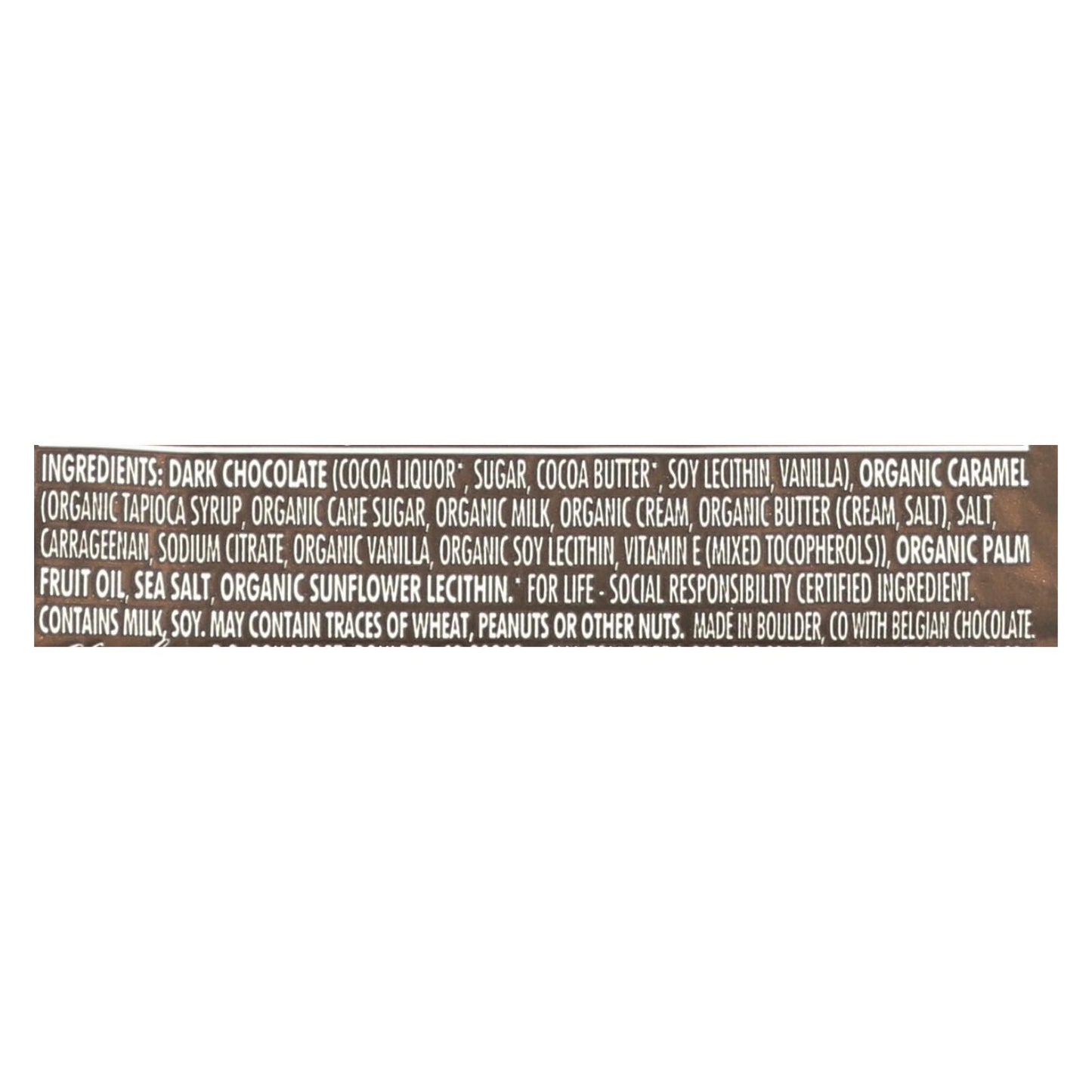 Chocolove Xoxox - Taza - Caramelo Salado - Chocolate Negro - Caja De 50 - .6 Oz