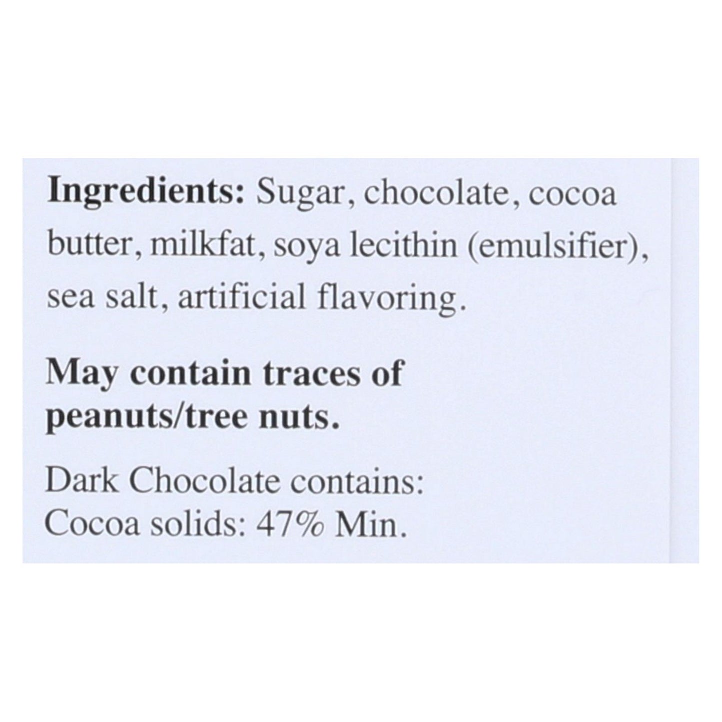 Barra de chocolate Lindt - Chocolate negro - 47 por ciento de cacao - Excellence - Touch Of Sea Salt - Barras de 3,5 oz - Caja de 12