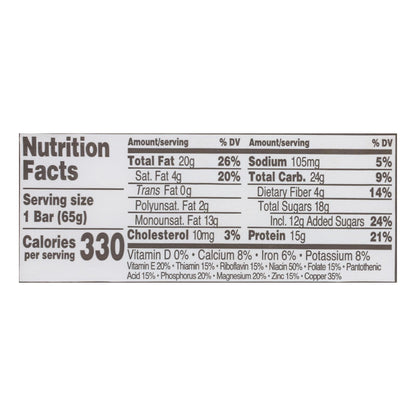 Perfect Bar Dark Chocolate Chip Peanut Butter Perfect Bar  - Case Of 8 - 2.3 Oz