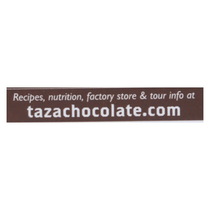 Discos de chocolate mexicano orgánico Taza Chocolate - 100 por ciento chocolate negro - Cacao Puro - 2.7 oz - Caja de 12