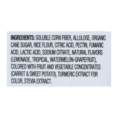 Proyecto 7 - Gomitas de frutas ácidas con bajo contenido de azúcar - Caja de 8 - 1.8 oz