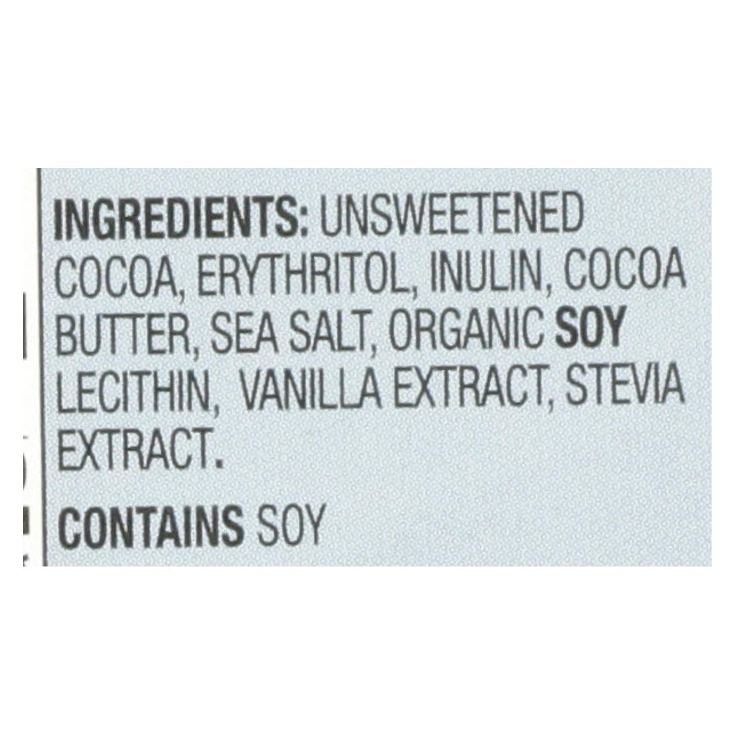 Barra de chocolate Lily's Sweets - Chocolate negro - 70 por ciento de cacao - Sal marina - Barras de 2,8 oz - Caja de 12