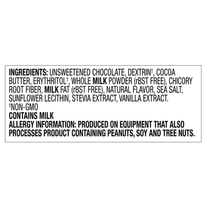 Lilys - Minibarra de chocolate con leche y sal y caramelo - Caja de 18 unidades - 0,7 oz