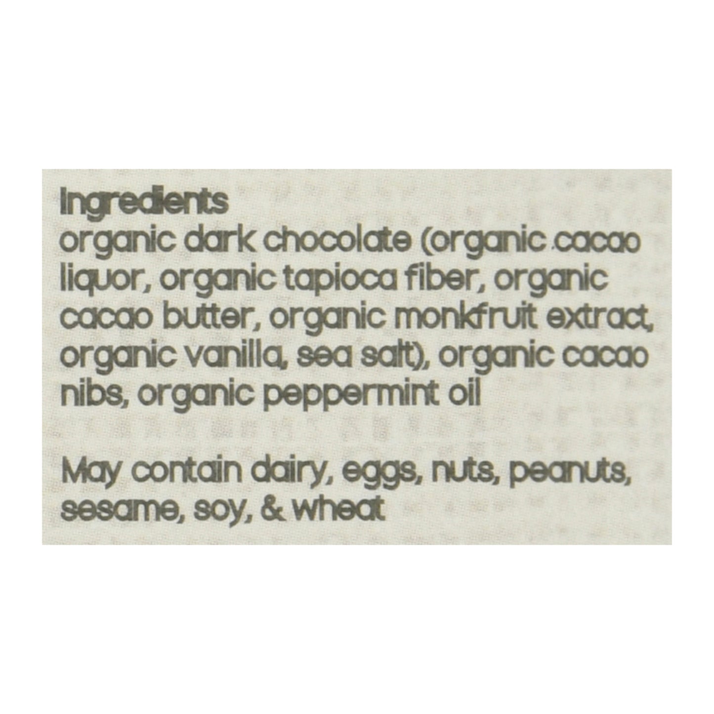 Brooklyn Born Chocolate - Barra de chocolate con menta y cacao cetogénico - Caja de 12 - 2,1 oz