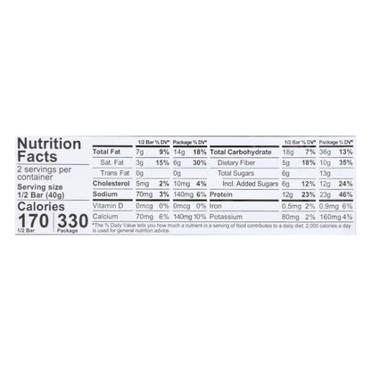 Nugo Nutrition Bar - Stronger Peanut Cluster - 2.82 Oz - Case Of 12