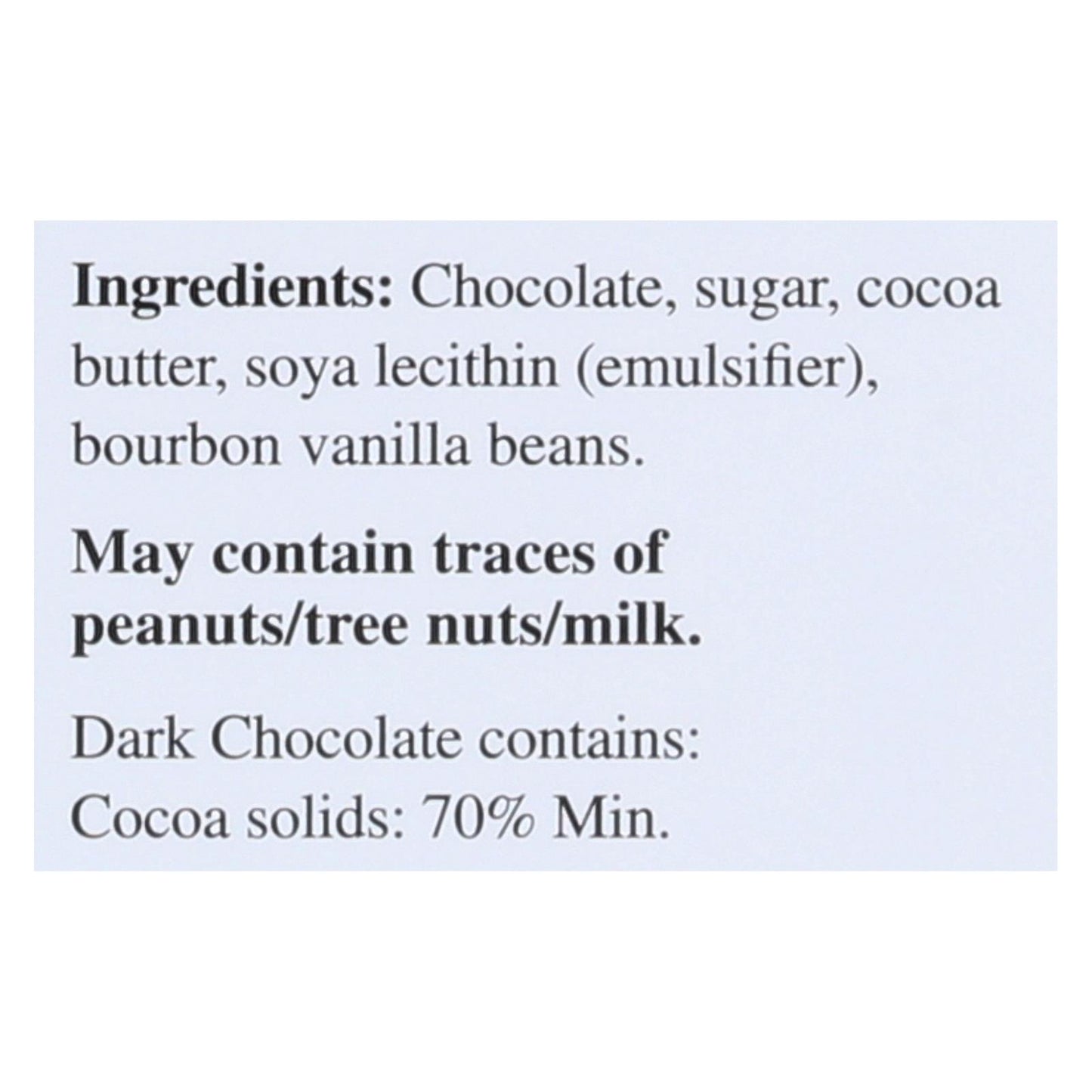 Barra de chocolate Lindt - Chocolate negro - 70 por ciento de cacao - Suave - Barras de 3,5 oz - Caja de 12