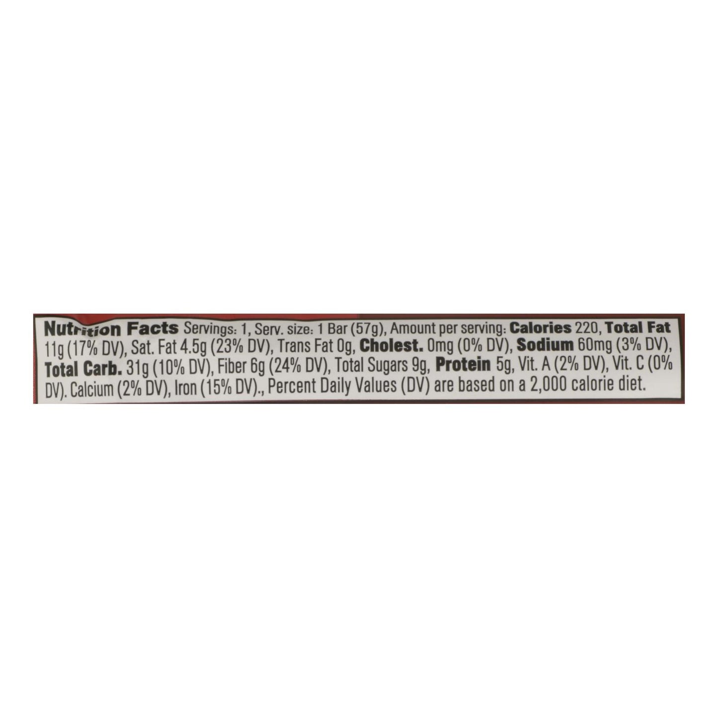 Core Foods - Barritas de chocolate negro probiótico - Caja de 8 - 2 oz