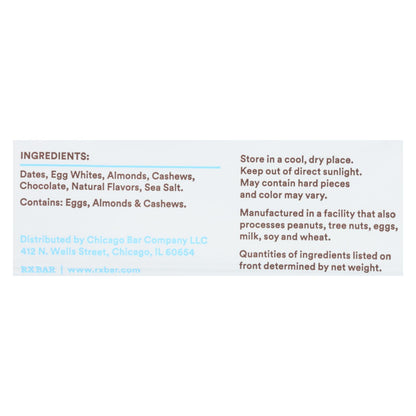 Rxbar - Protein Bar - Chocolate Chip - Case Of 12 - 1.83 Oz.