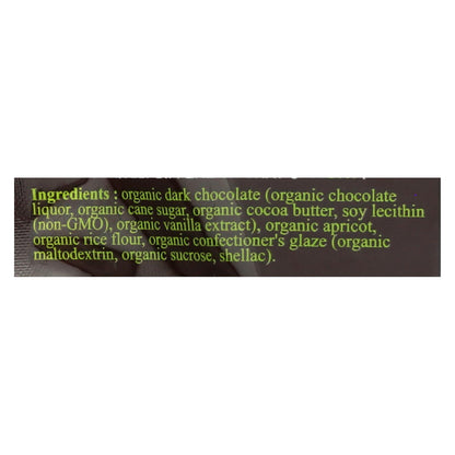Albaricoques con chocolate negro de Next Organics - Caja de 6 - 4 oz